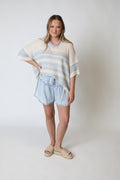 Cloud Stripe Top