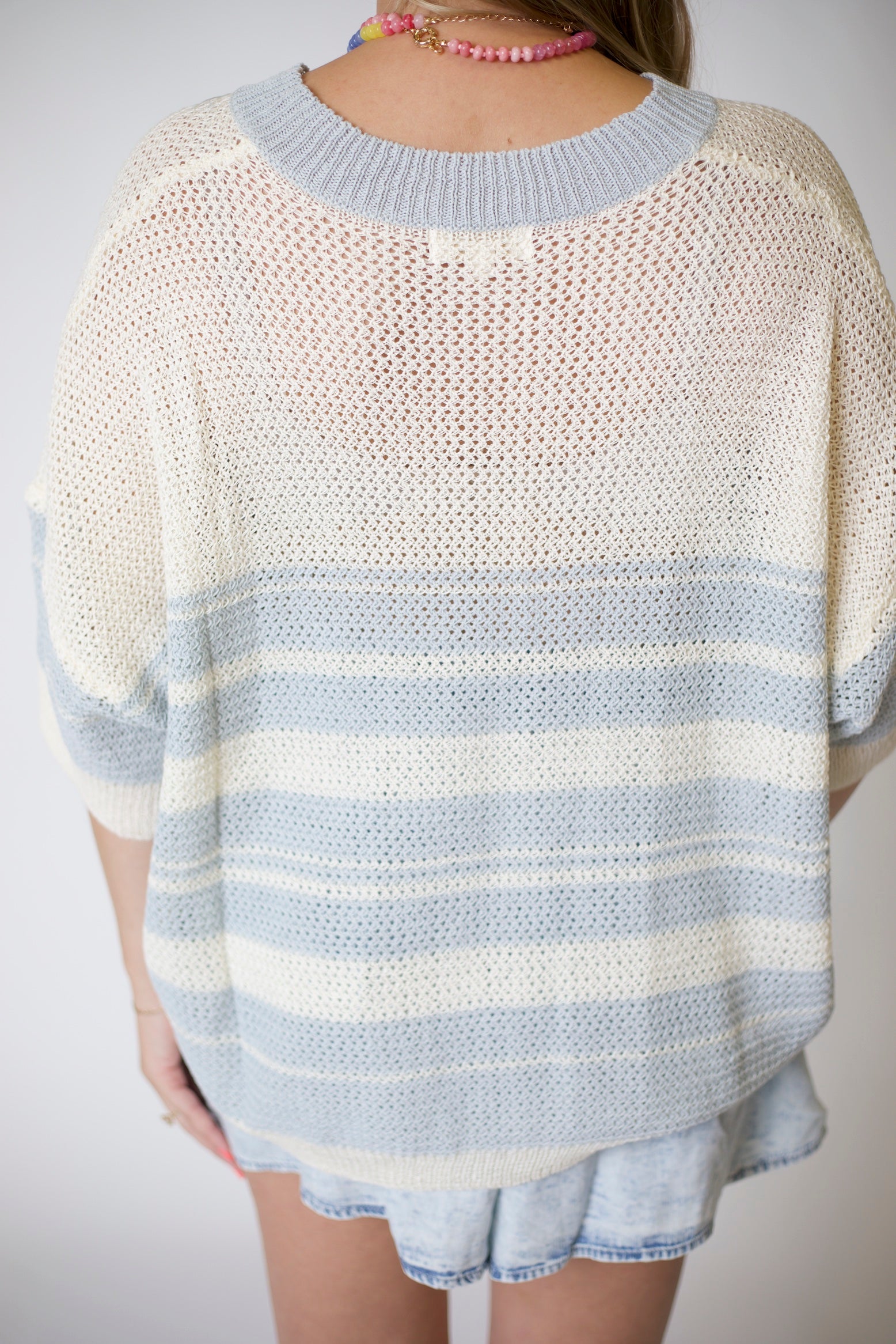Cloud Stripe Top