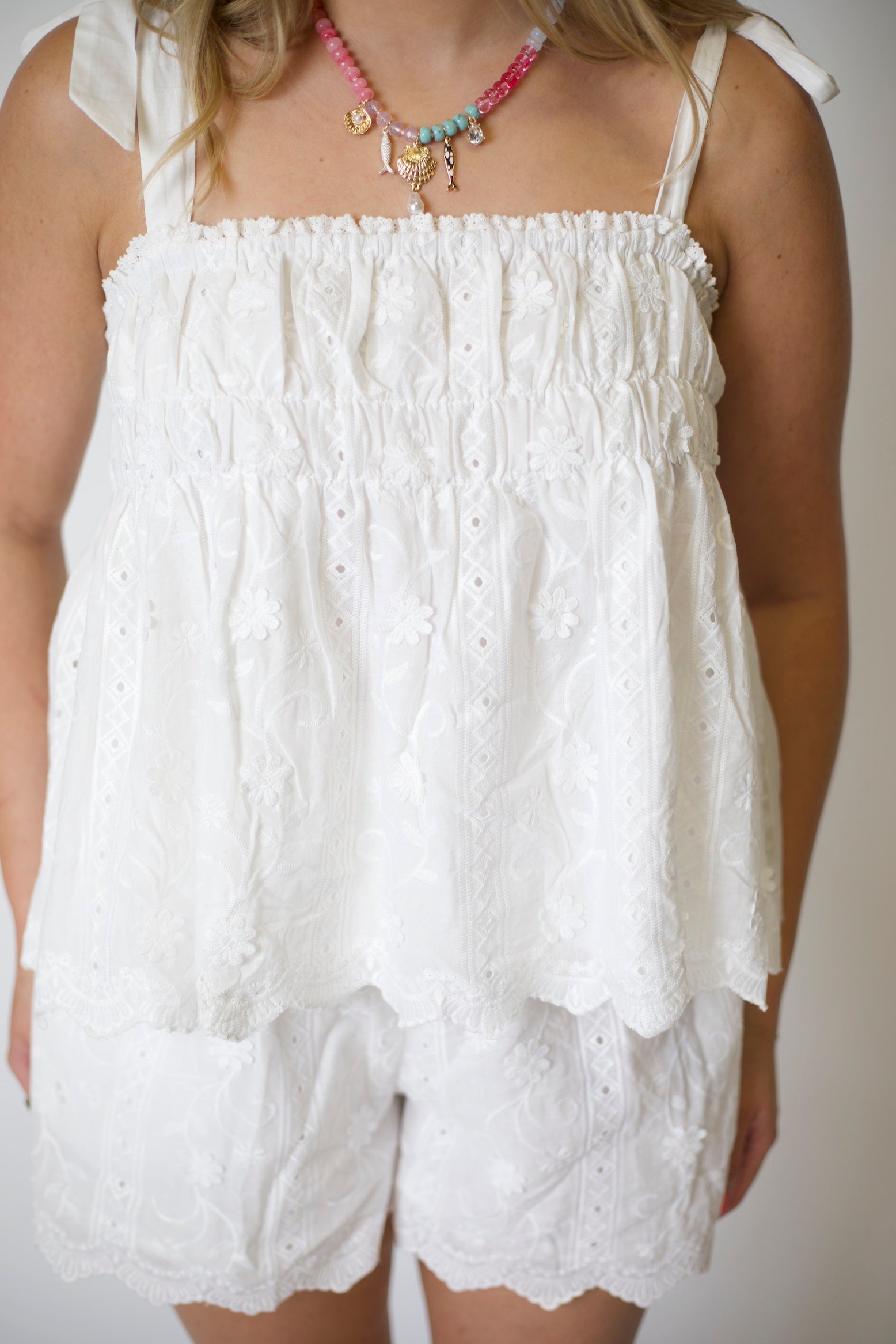 Floral Eyelet Set