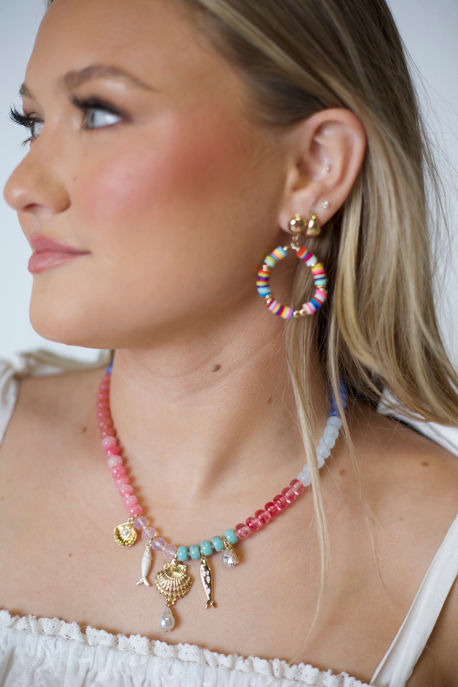 CIRCLE DROP EARRINGS