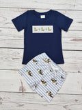 Boys Duck Appliqué Top Shorts Outfits: 6-12M